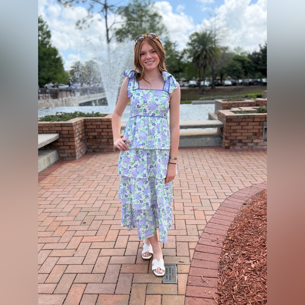 Floral Tiered Dress